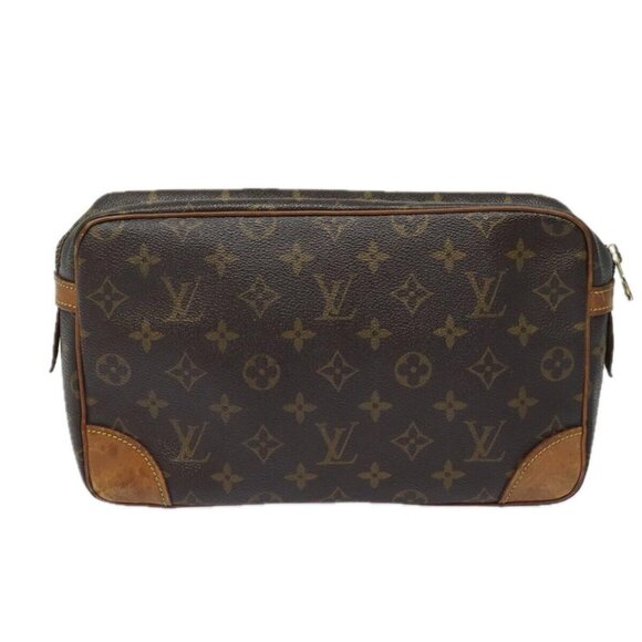 LOUIS VUITTON Monogram Compiegne 28 Clutch Bag - Picture 2 of 16
